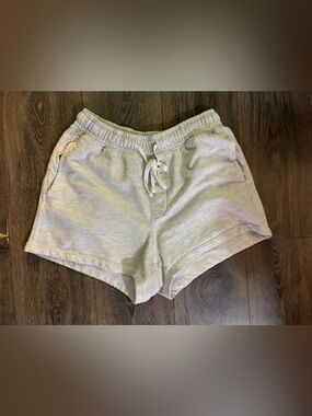 Urban Outfitters Light Gray Drawstring Lounge Shorts